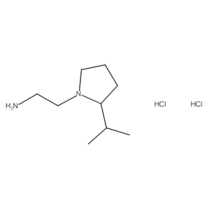 2-[2-(Propan-2-yl)pyrrolidin-1-yl]ethan-1-amine dihydrochloride结构式