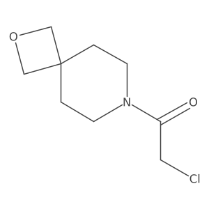 2-Chloro-1-{2-oxa-7-azaspiro[3.5]nonan-7-yl}ethan-1-one结构式