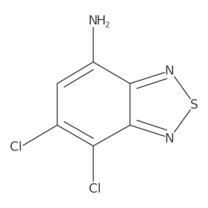 2,1,3-Benzothiadiazol-4-amine, 6,7-dichloro- Structure