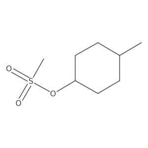 trans-4-Methylcyclohexanol methanesulfonate Structure