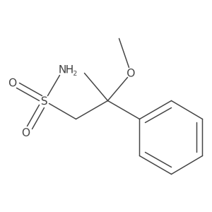 2-Methoxy-2-phenylpropane-1-sulfonamide Structure