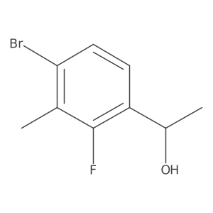 1-(4-Bromo-2-fluoro-3-methylphenyl)ethan-1-ol Structure