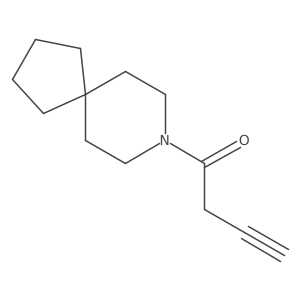 1-{8-Azaspiro[4.5]decan-8-yl}but-3-yn-1-one结构式