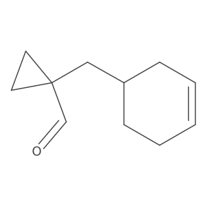 1-[(Cyclohex-3-en-1-yl)methyl]cyclopropane-1-carbaldehyde Structure