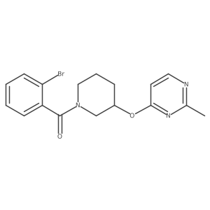 4-{[1-(2-Bromobenzoyl)piperidin-3-yl]oxy}-2-methylpyrimidine Structure
