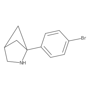 1-(4-Bromophenyl)-2-azabicyclo[2.1.1]hexane Structure