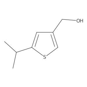 (5-Isopropylthiophen-3-yl)methanol结构式