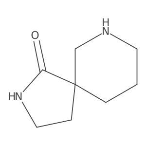 (S)-2,7-Diazaspiro[4.5]decan-1-one结构式