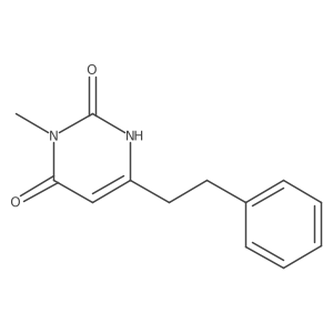 3-Methyl-6-(2-phenylethyl)-1,2,3,4-tetrahydropyrimidine-2,4-dione Structure