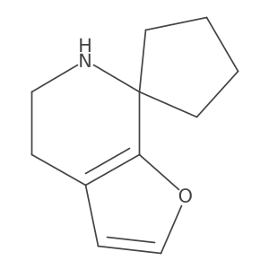 5',6'-dihydro-4'H-spiro[cyclopentane-1,7'-furo[2,3-c]pyridine] Structure
