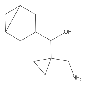 [1-(Aminomethyl)cyclopropyl]({bicyclo[3.1.0]hexan-3-yl})methanol Structure