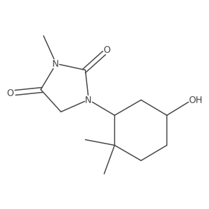 1-(5-Hydroxy-2,2-dimethylcyclohexyl)-3-methylimidazolidine-2,4-dione结构式