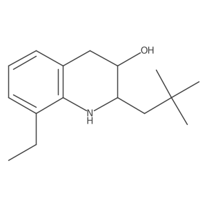 2-(2,2-Dimethylpropyl)-8-ethyl-1,2,3,4-tetrahydroquinolin-3-ol Structure