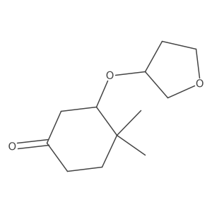 4,4-Dimethyl-3-(oxolan-3-yloxy)cyclohexan-1-one Structure