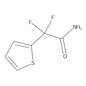 2,2-Difluoro-2-(thiophen-2-yl)acetamide Structure