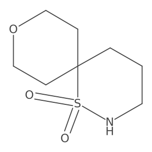 9-Oxa-1lambda6-thia-2-azaspiro[5.5]undecane-1,1-dione Structure
