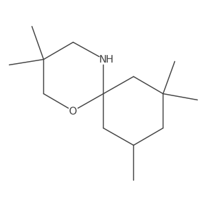 3,3,8,8,10-Pentamethyl-1-oxa-5-azaspiro[5.5]undecane Structure
