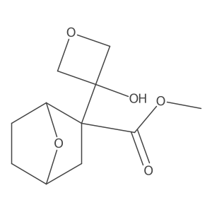 Methyl 2-(3-hydroxyoxetan-3-yl)-7-oxabicyclo[2.2.1]heptane-2-carboxylate结构式