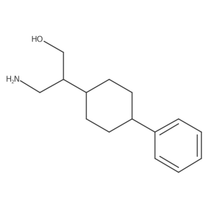 3-Amino-2-(4-phenylcyclohexyl)propan-1-ol Structure