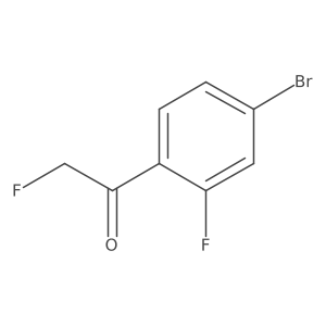 1-(4-Bromo-2-fluorophenyl)-2-fluoroethan-1-one Structure