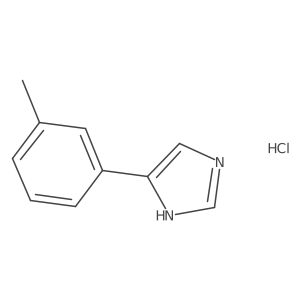 4-(3-methylphenyl)-1H-imidazole hydrochloride Structure