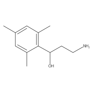 (1S)-3-amino-1-(2,4,6-trimethylphenyl)propan-1-ol Structure