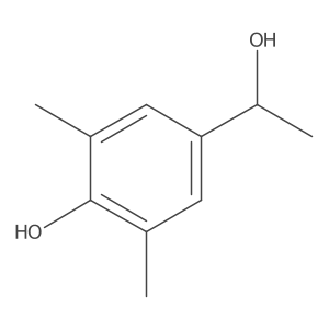 4-[(1S)-1-hydroxyethyl]-2,6-dimethylphenol结构式