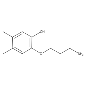 2-(3-Aminopropoxy)-4,5-dimethylphenol Structure