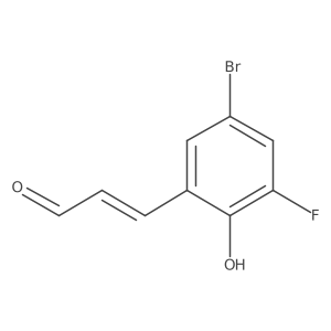 3-(5-Bromo-3-fluoro-2-hydroxyphenyl)prop-2-enal Structure