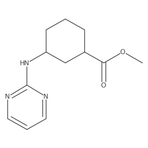Methyl (1R,3S)-3-(pyrimidin-2-ylamino)cyclohexane-1-carboxylate Structure