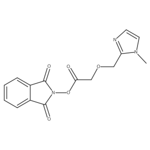 1,3-dioxo-2,3-dihydro-1H-isoindol-2-yl 2-[(1-methyl-1H-imidazol-2-yl)methoxy]acetate Structure