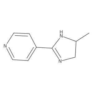 4-(5-Methyl-4,5-dihydro-2-imidazolyl)pyridine Structure