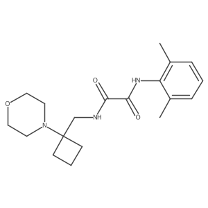 N'-(2,6-dimethylphenyl)-N-{[1-(morpholin-4-yl)cyclobutyl]methyl}ethanediamide Structure