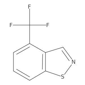 6-(Trifluoromethyl)benzo[d]isothiazole结构式