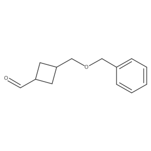 cis-3-Benzyloxymethyl-cyclobutanecarbaldehyde结构式