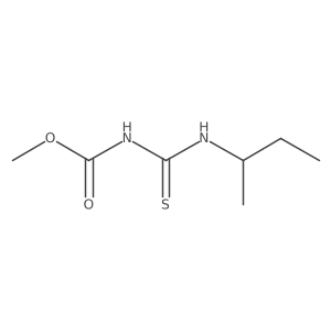 methyl N-[(butan-2-yl)carbamothioyl]carbamate Structure
