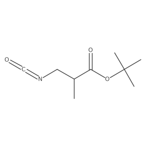 Tert-butyl 3-isocyanato-2-methylpropanoate结构式