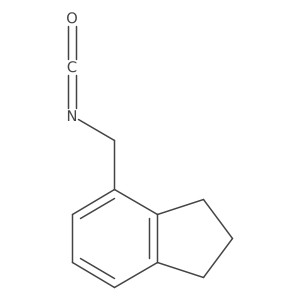4-(isocyanatomethyl)-2,3-dihydro-1H-indene结构式