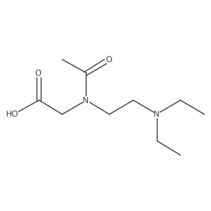 2-{N-[2-(diethylamino)ethyl]acetamido}acetic acid结构式