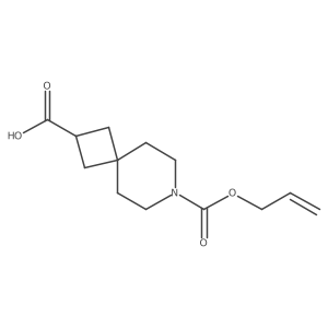 7-[(Prop-2-en-1-yloxy)carbonyl]-7-azaspiro[3.5]nonane-2-carboxylic acid Structure