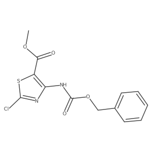 Methyl 4-{[(benzyloxy)carbonyl]amino}-2-chloro-1,3-thiazole-5-carboxylate Structure