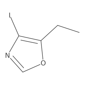 5-Ethyl-4-iodo-1,3-oxazole Structure