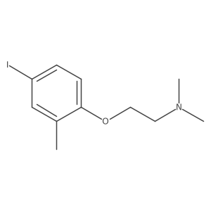 2-(4-Iodo-2-methylphenoxy)-N,N-dimethylethanamine Structure