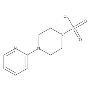 4-(Pyridin-2-yl)piperazine-1-sulfonyl chloride Structure