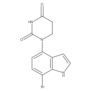 1-(7-bromo-1H-indol-4-yl)-1,3-diazinane-2,4-dione Structure
