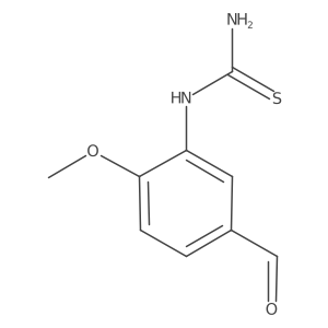 (5-Formyl-2-methoxyphenyl)thiourea Structure