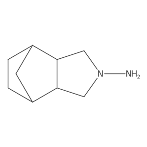 4,7-Methano-2H-isoindol-2-amine, octahydro-, (3a|A,4|A,7|A,7a|A)- Structure
