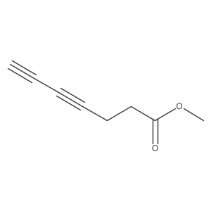 Methyl 4,6-heptadiynoate Structure