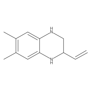 2-Ethenyl-6,7-dimethyl-1,2,3,4-tetrahydroquinoxaline Structure