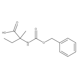 N-Cbz-DL-isovaline Structure